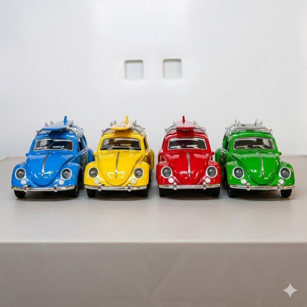Miniatura De Ferro Coleção Fusca Surf Edition