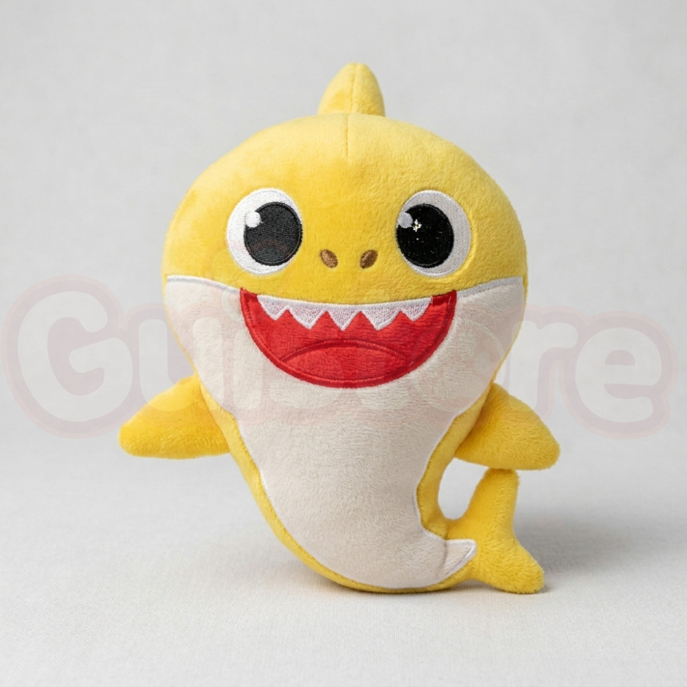 Pelúcia Baby Shark 25cm Fofinho Antialérgico Boneco Tubarão Infantil Brinquedo Menino Menina Premium
