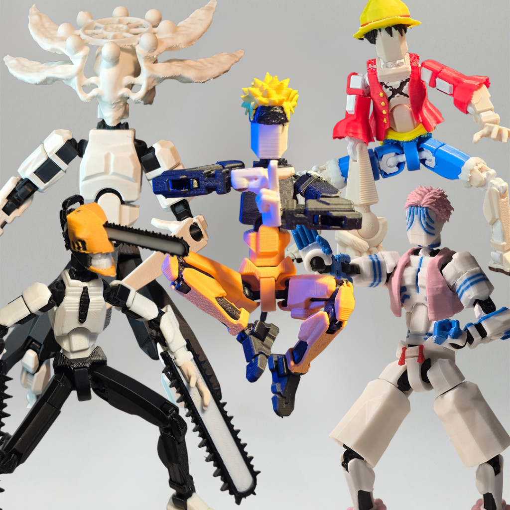Dummy 13 Articulado - Animes Geek para criança brincar colecionar - enviado montado