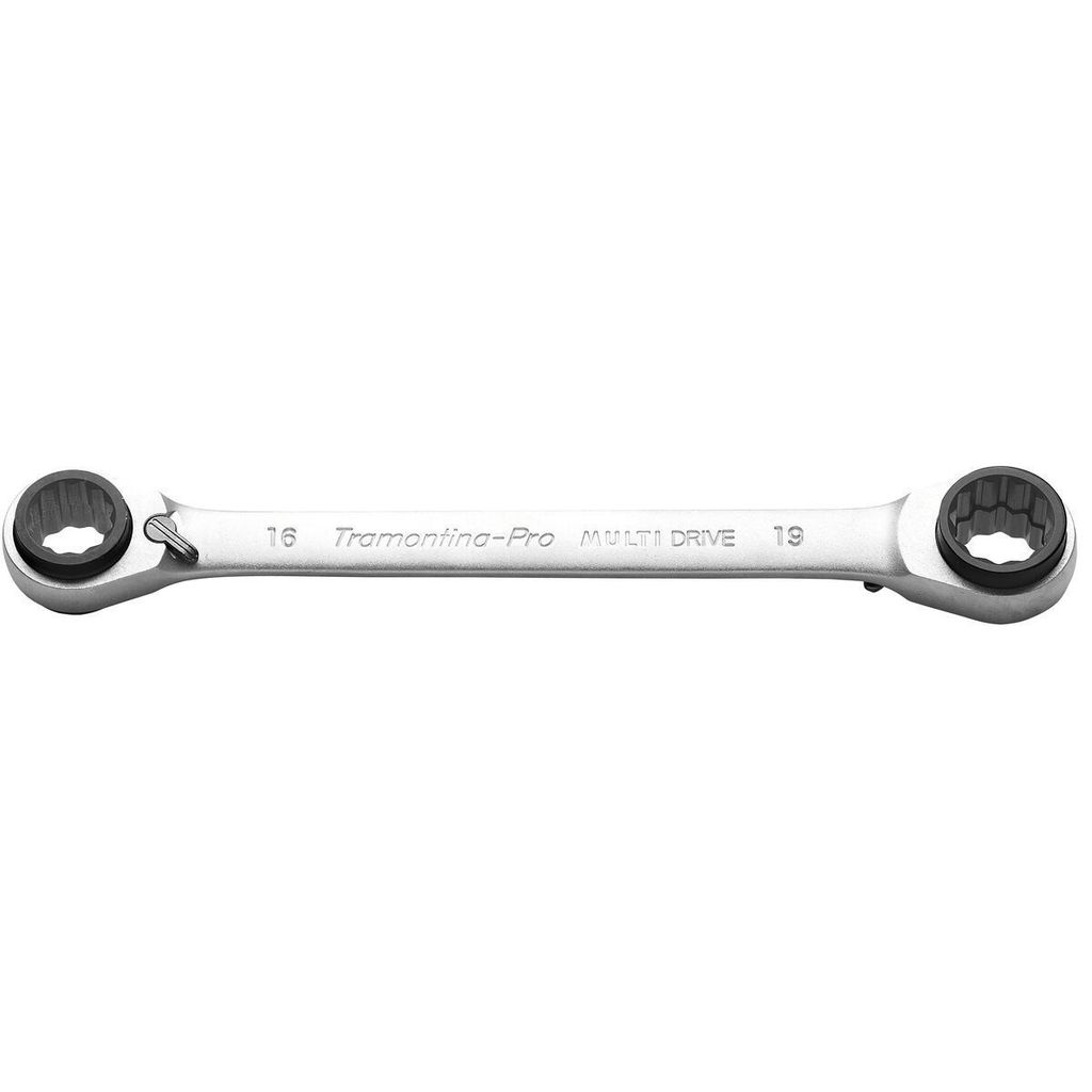 Chave Catraca 4 Bocas 16x17x18x19mm Multidrive 44637105 Tramontina PRO