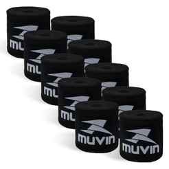 Kit 5 Pares Bandagem Muvin 3m Elástica Boxe Muay Thai MMA
