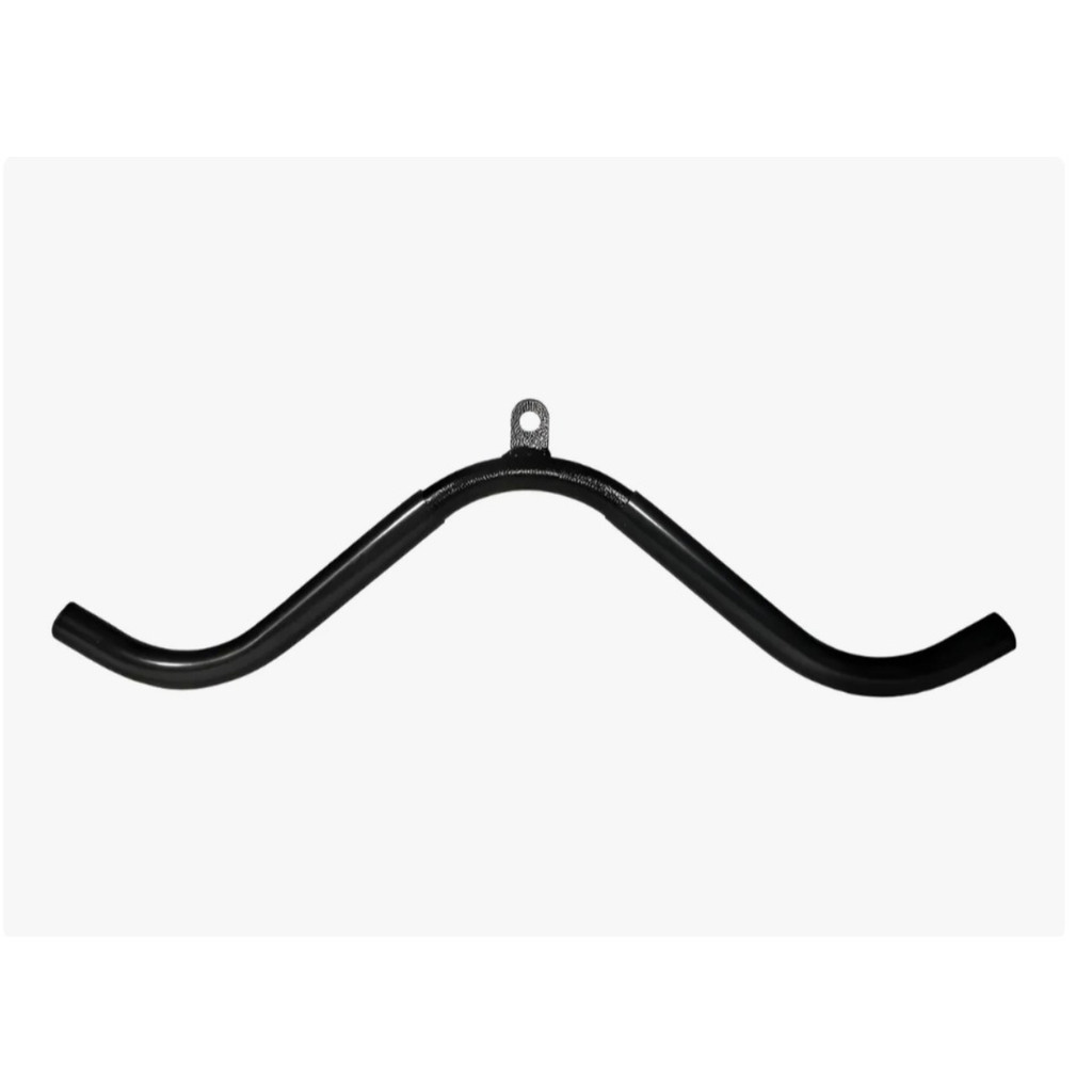 Puxador Barra W 60cm Academia Treino Biceps Fitness Triceps Musculação