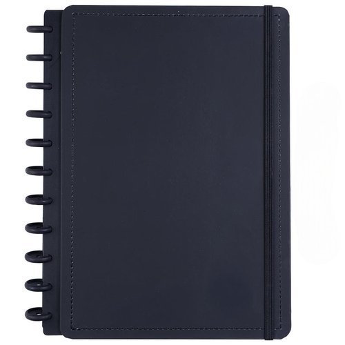 Caderno Grande Capa Dura Reposicionavel Papel Alto Brilho Organizador Notas Estudo Trabalho