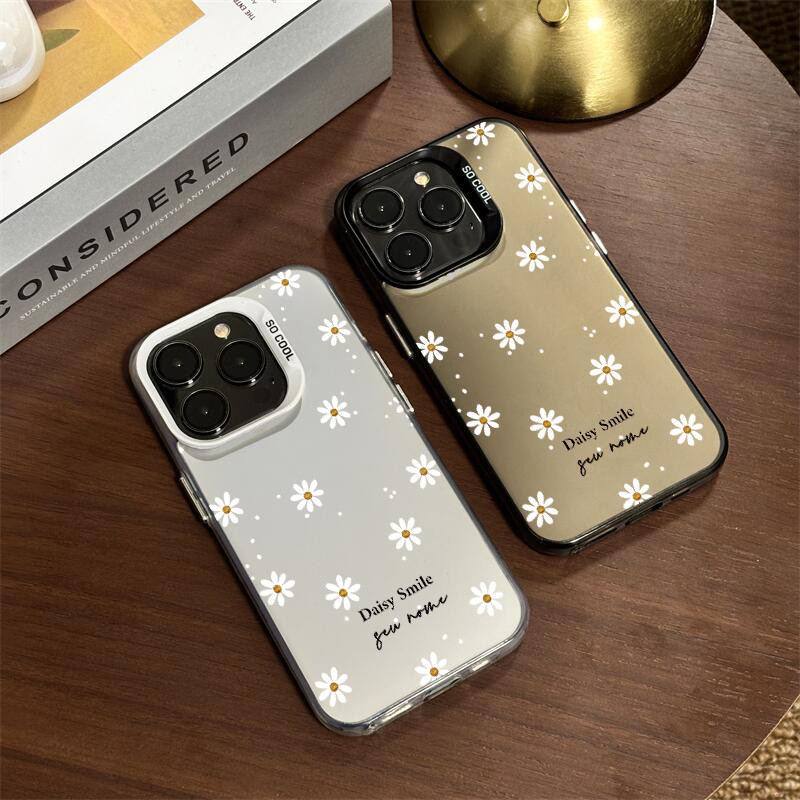 Capinha personalizada Com Nome Flor Crisântemo Para Samsung S20 S21 S23 FE S24 S25 Capa anti impacto