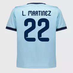 Camisa Argentina Lanes Infantil Azul 22 L. Martinez