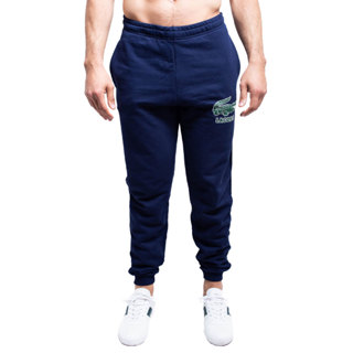 Calça Lacoste Masculina Crackled Crocodile Logo Azul Marinho em Oferta na Shopee