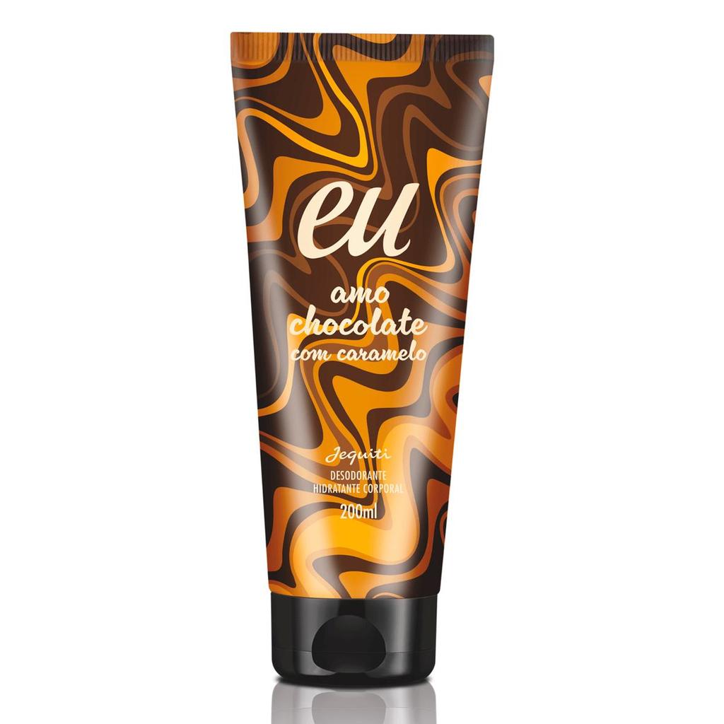 Hidratante Corporal Eu Amo Chocolate Com Caramelo Doce e Sofisticado 200ml - Jequiti