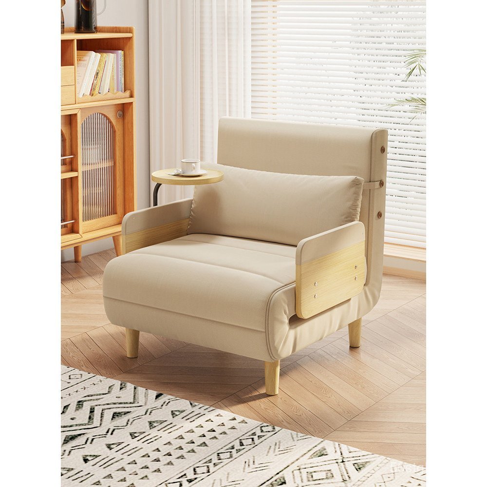 Sofá-cama Muxin, sofá dobrável de tecido estilo japonês para uma pessoa, ideal para salas de estar pequenas, cama dobráv