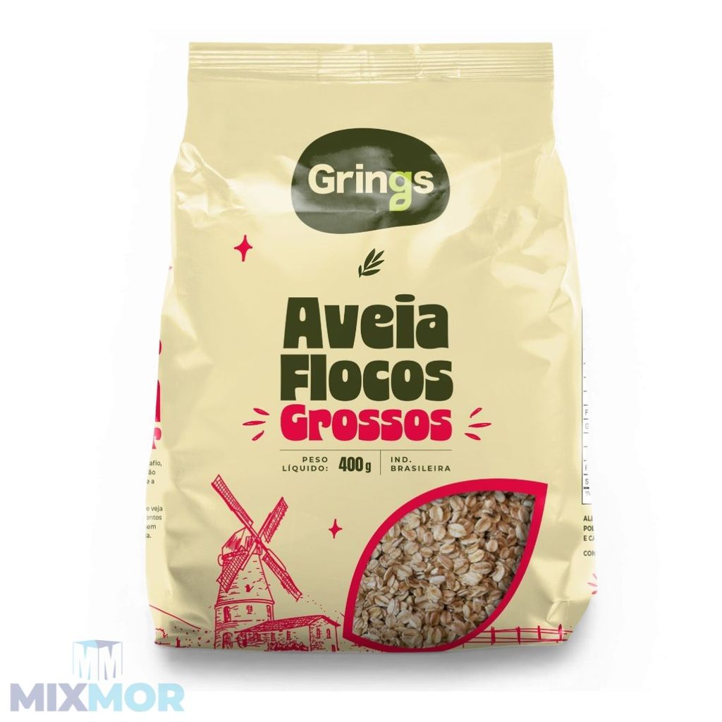 AVEIA EM FLOCOS 400G GRINGS