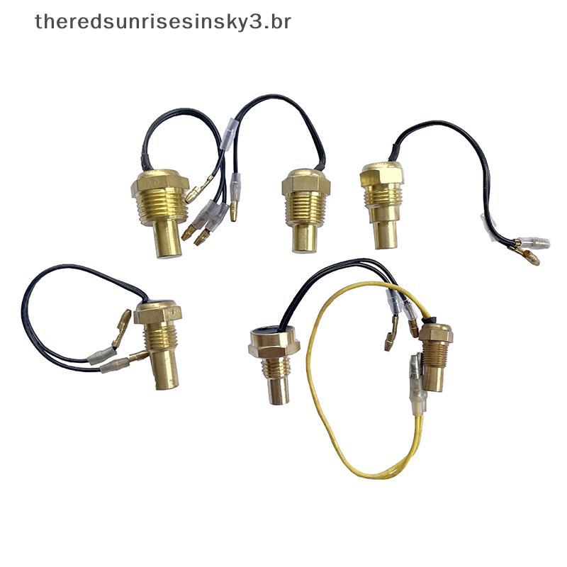 TSBR 1PC 12V/24V 10MM 12MM 14MM 16MM 17MM 21MM Sensor Universal De Temperatura Da Água Do Carro Medidor .