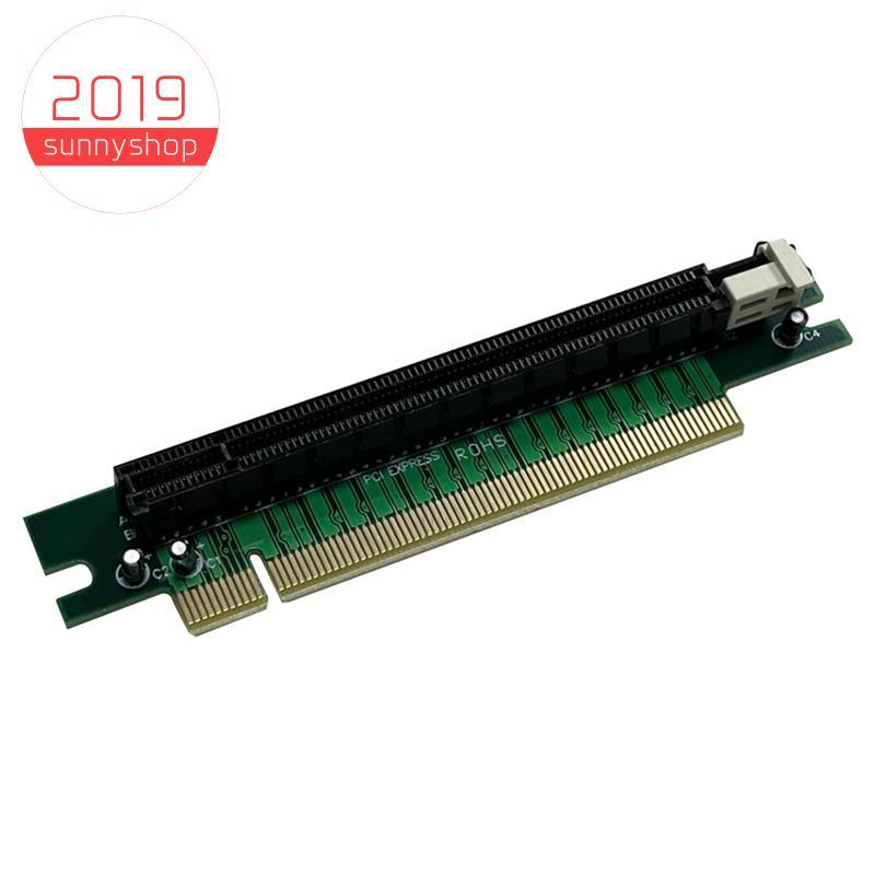 [Bestseller S] Placa Adaptadora Pci-E 16X Riser 90 Graus Express 16X A 16X Slot Peças Protetoras De Extensor De Ângulo R