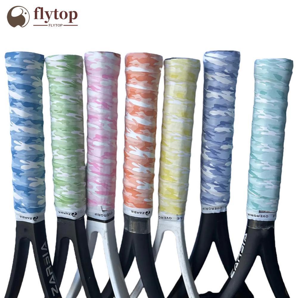 FLYTOP Camo Overgrips Padel Kawasaki Pegajoso Anti-Deslizamento Overgrip Tênis Absorção De Choque Paddle Grip Acessórios