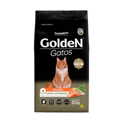 Ração pra Gatos Castrados Golden Sabor Salmão 10.1kg