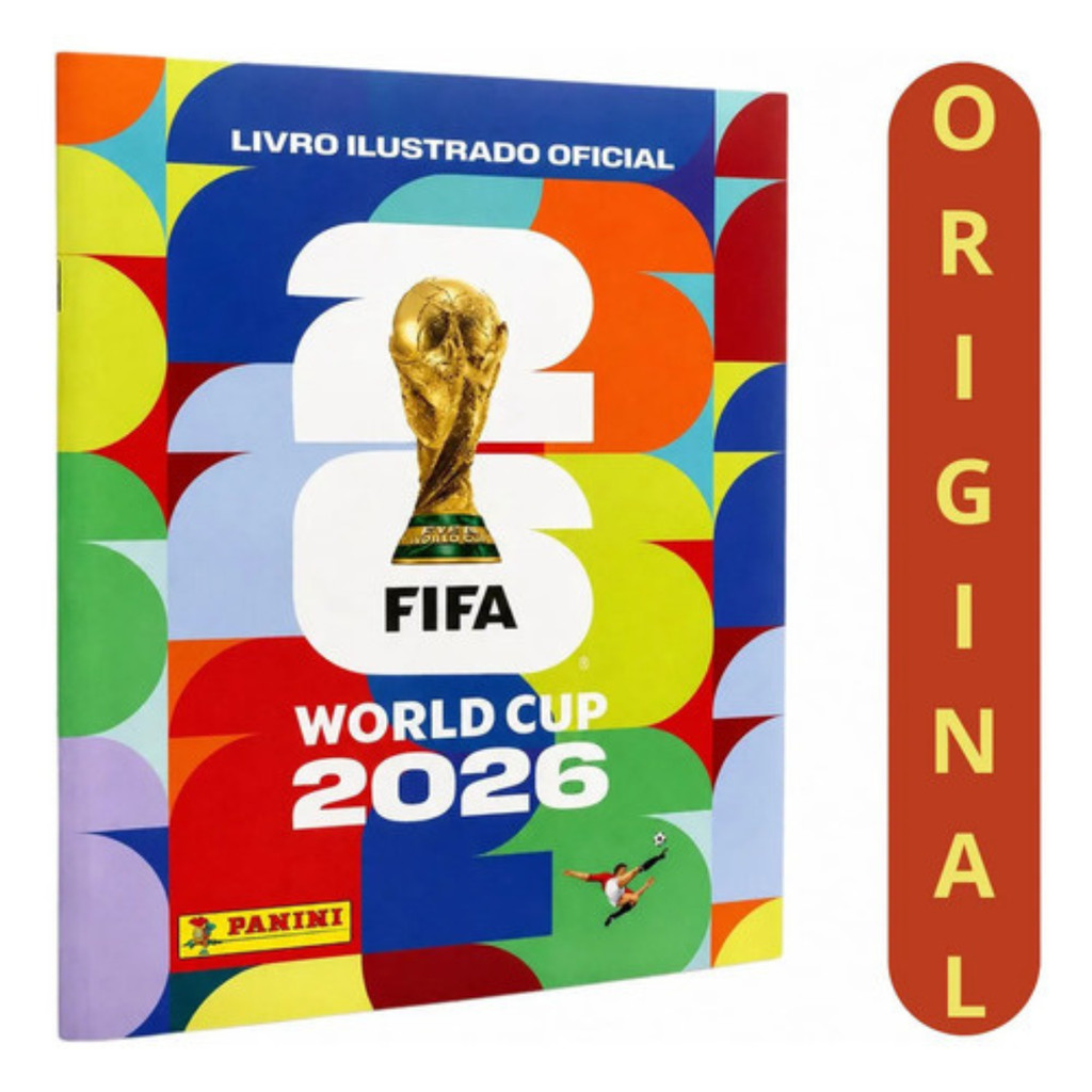 Álbum Copa Do Mundo 2026 Fifa World Cup Capa Cartão Panini