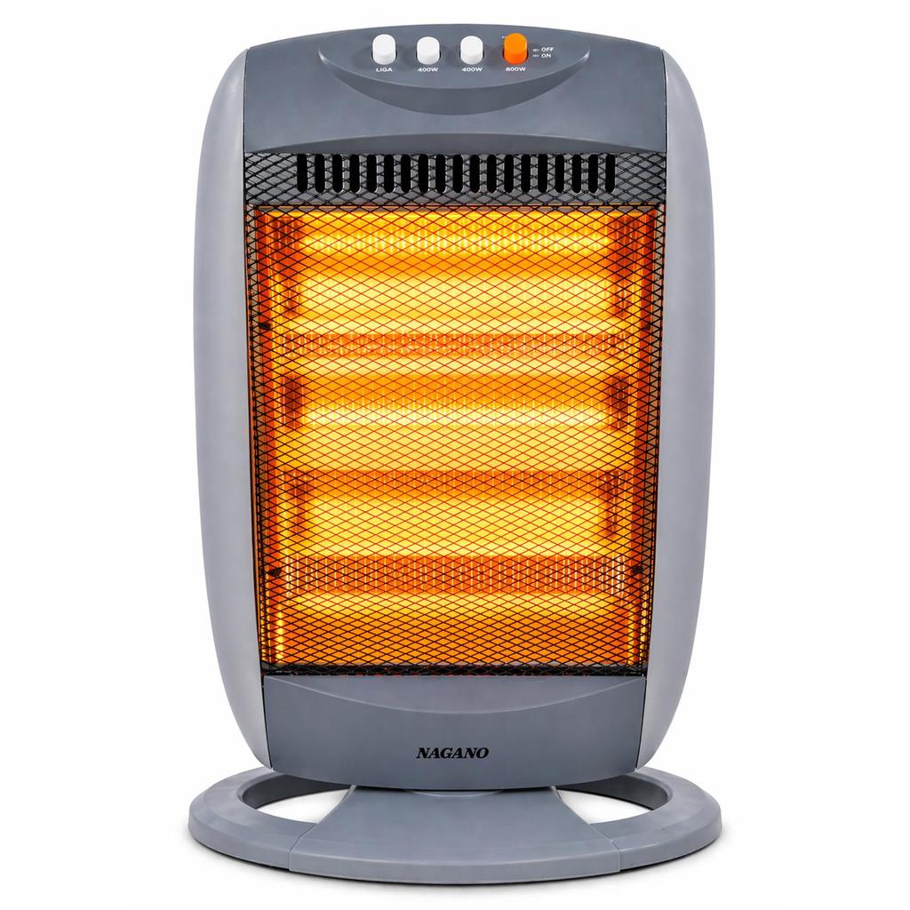 Aquecedor Domestico Halógeno 1200w com Proteção Superaquecimento 220v