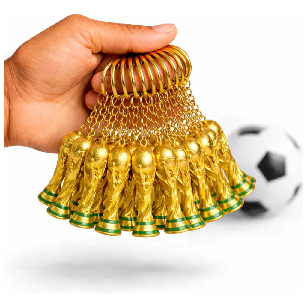 Kit 30 Chaveiros Taça Copa Do Mundo 2026 Fifa Mini Troféu