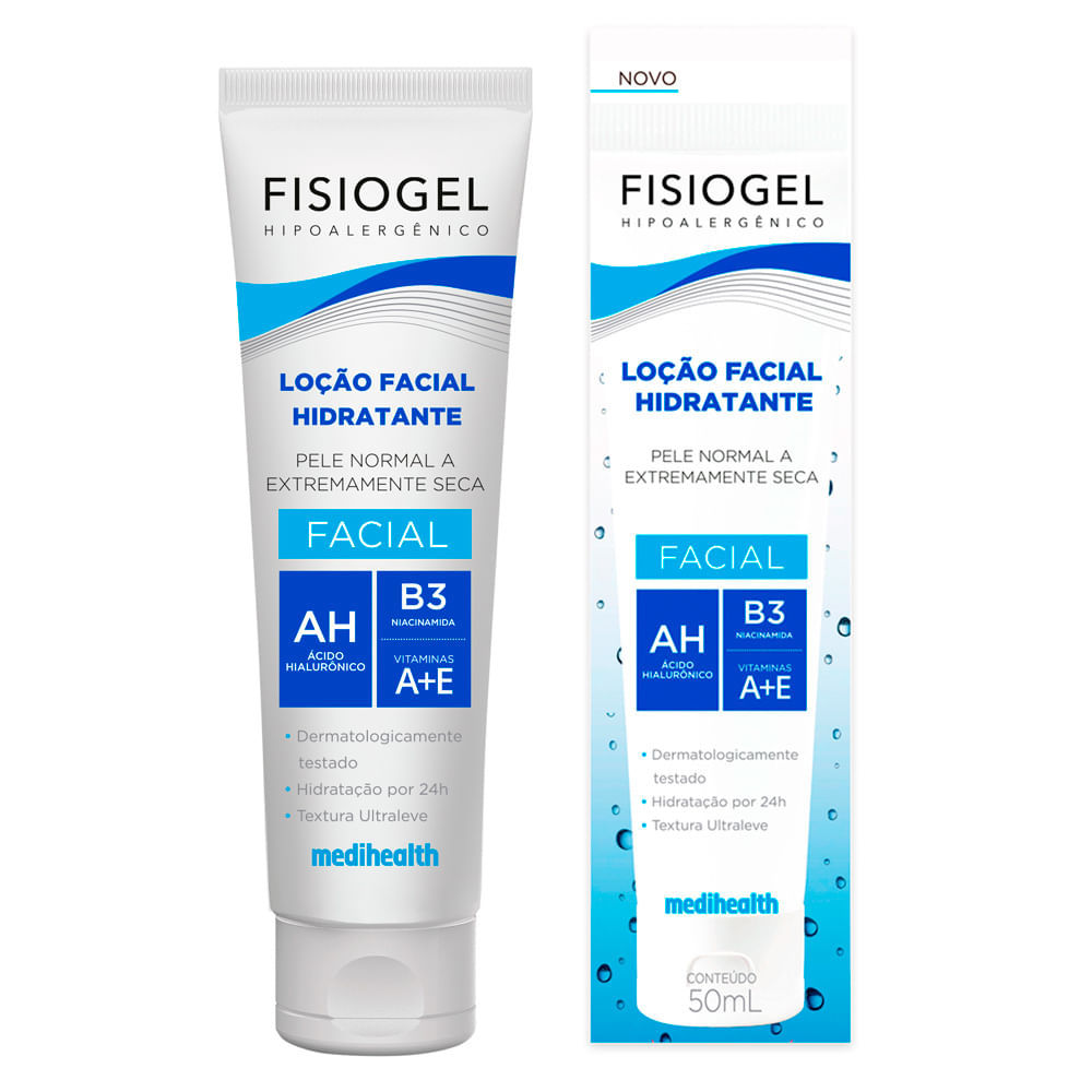 Loção Facial A e E Hidratante Fisiogel Pele Normal a Extremamente Seca 50ml · foto 2