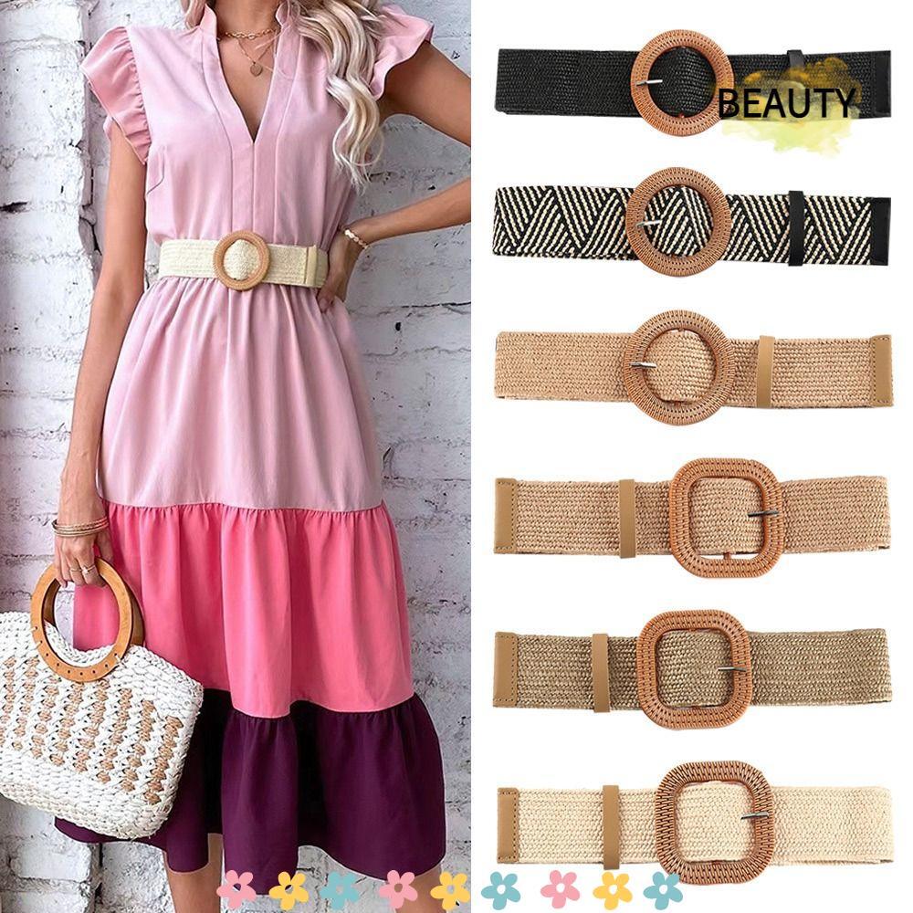 BEAUTYHOMEBR Cinto Verão Moda Casual Trançado