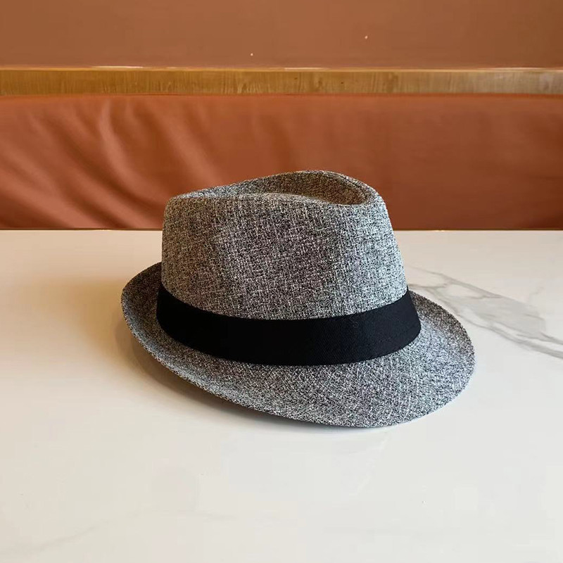 Chapéu feminino Jazz chapéu estilo britânico outono inverno All-Match Casual moda neve padrão chapéu superior masculino 