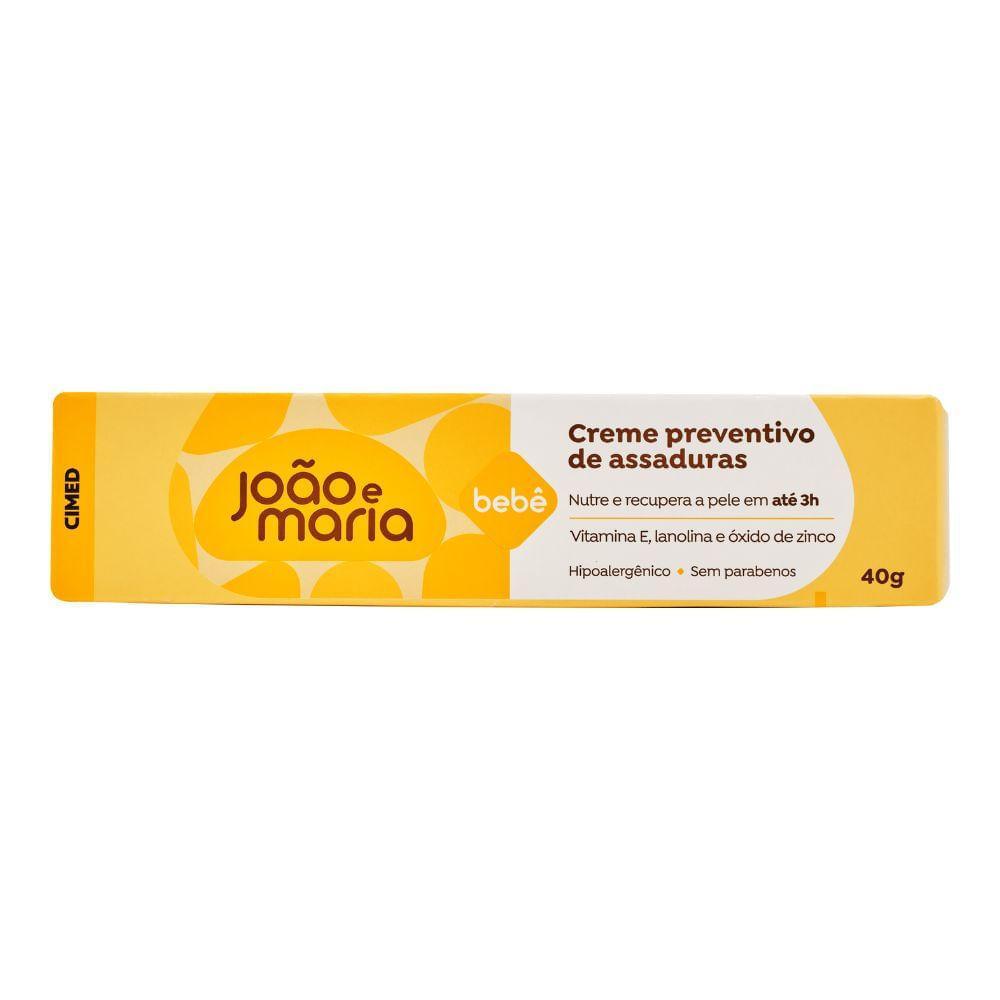 Creme Para Assadura João E Maria Bebê 40g