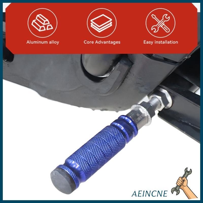 Conjunto Apoio Para Os Pés Da Motocicleta AEIN Pedaleiras Leves Alumínio