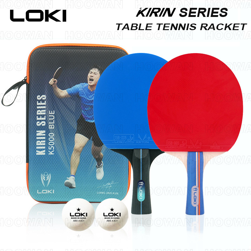 Raquete De Tênis De Mesa Loki Original Série KIRIN Bastões De Pingue-Pongue K1000/K3000/K5000 Conjunto De Tacos Aprovado
