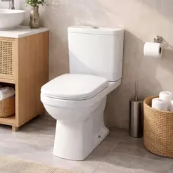 Kit Vaso Deca Linha Quadra 3 e 6 Litros, Branco