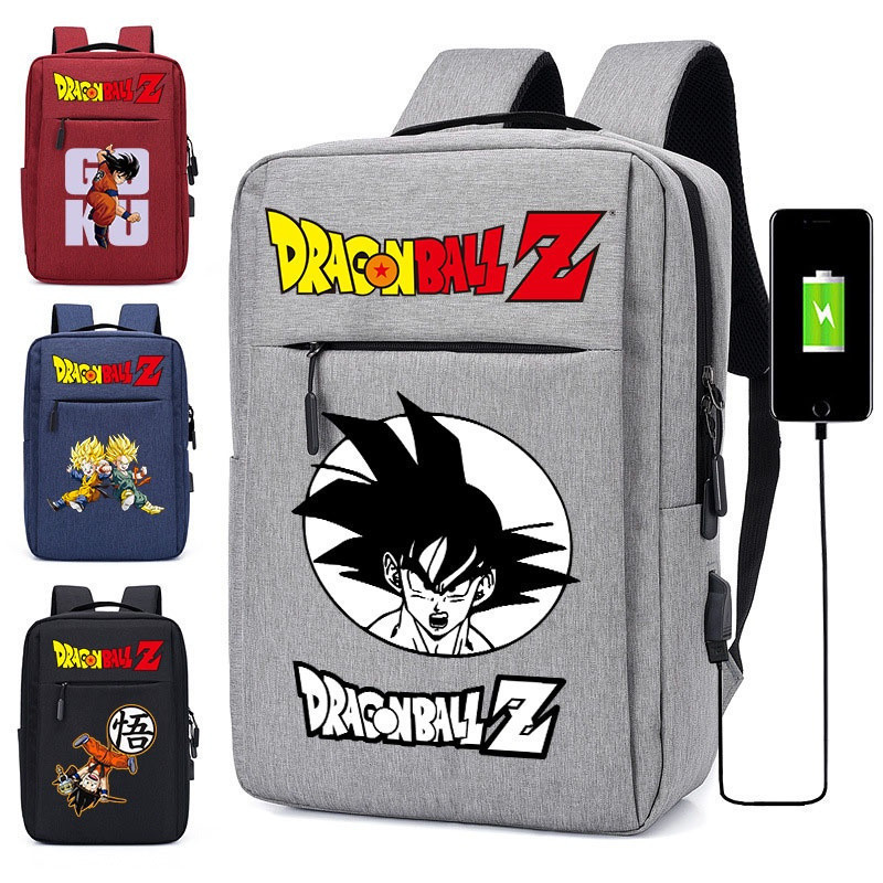 Mochila da série Anime Dragon Ball Z, mochila escolar portátil feminina, mochila de viagem masculina estilo coreano.