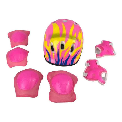 Kit Segurança Zippy Crianças Capacete Protetor Patins Skate Bike