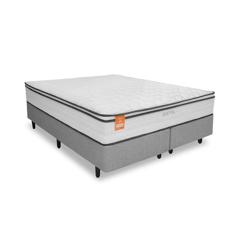 Cama Box Casal Queen Size Montreal MGA Itaflex Universal Inducol