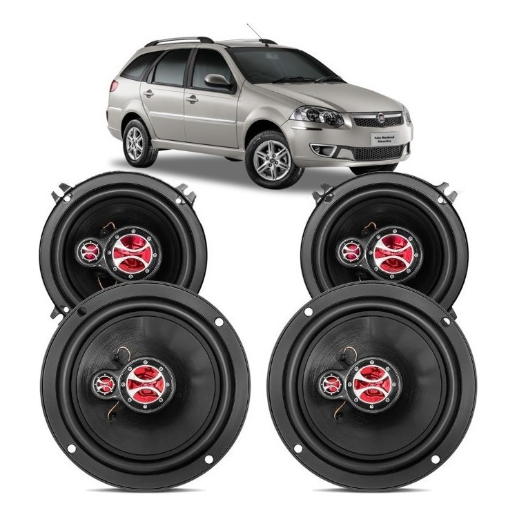 Kit Alto Falante Palio Weekend G4 240w Rms 4 Ohms - Kf.034