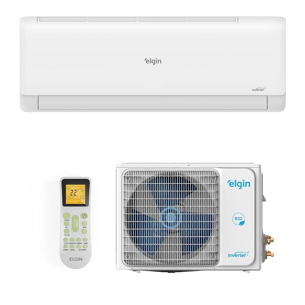 Ar-Condicionado Split Inverter II 24000 BTUs 220V Elgin Eco com Wi-Fi Integrado High Wall Q/F HJQI24C2WC/HJQE24C2CC