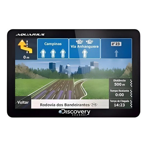 Gps Aquarius Discovery 7.0'' Tv Digital Mtc3572 Preto Brasil Preto Brasil