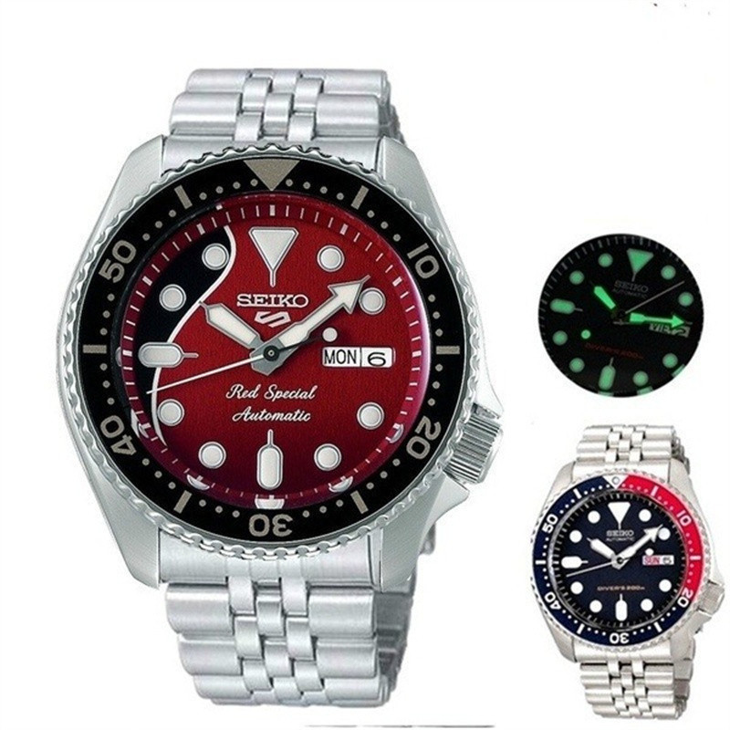 Relógio De Quartzo Masculino Seiko , Calendário Esportivo Vermelho Especial 5 Srpe83K1 Srpe83 SEO