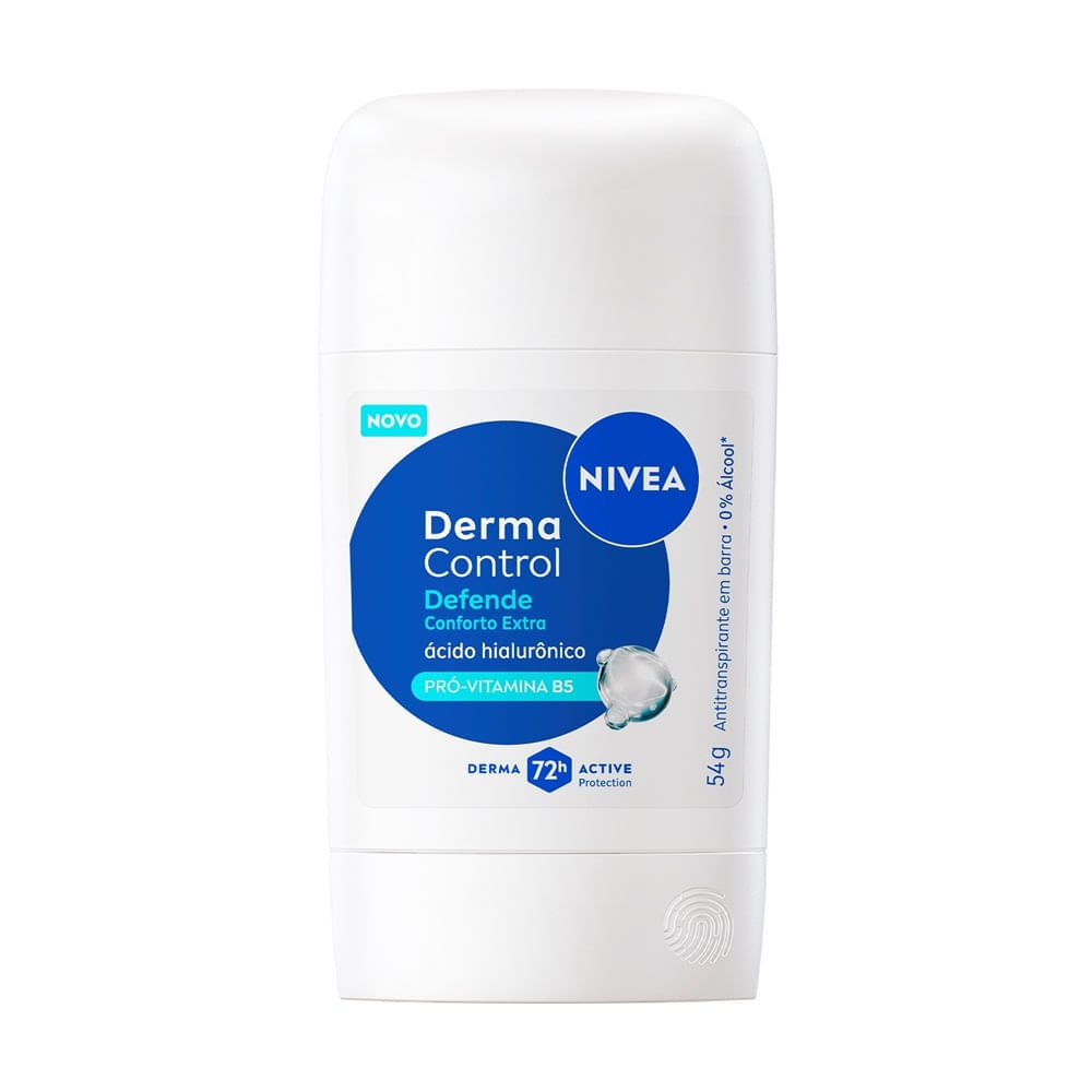 Desodorante Stick Nivea Derma Control Defende 72h Feminino 54g