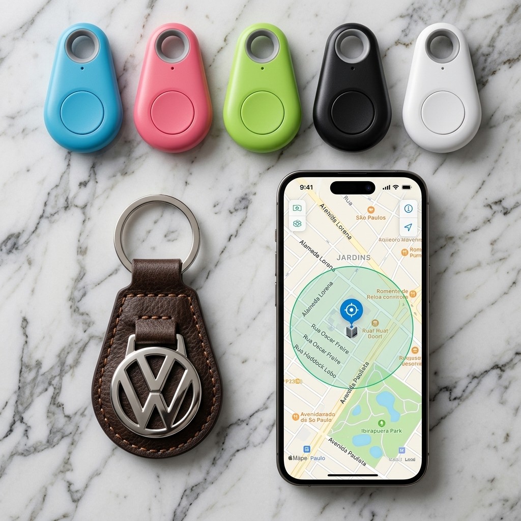 Chaveiro Bluetooth Localizador De Chaves E Carteira Dispositivo Anti-Perda Inteligente Alarme No Celular