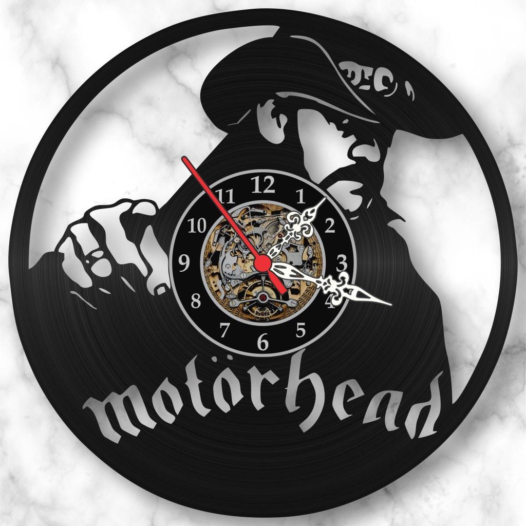 Relógio Parede Motorhead Lemmy Bandas Rock Musica Vinil Lp Promoção