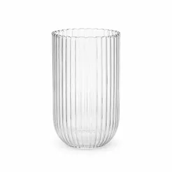Vaso Vidro Orgânico Flores Decoração Grande Alto Relevo
