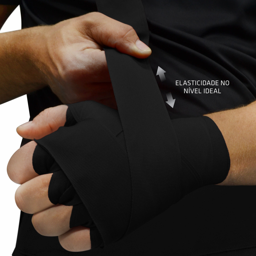 Kit 5 Pares Bandagem Muvin 3m Elástica Boxe Muay Thai MMA · foto 2