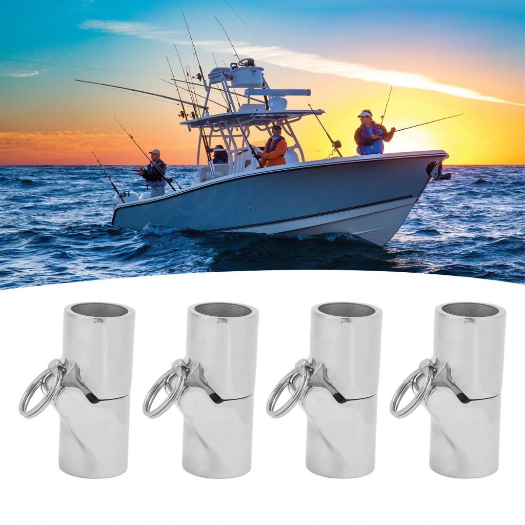 Conector de tubo de barco 4 peças 25mm encaixe de acoplamento giratório flexível à prova de intempéries conexão