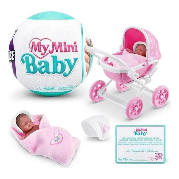 My mini Baby Series surpresa Boneca bebe miniatura Candide zuru