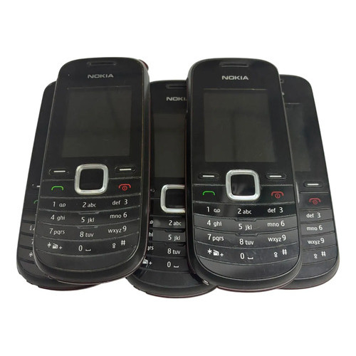 Kit 5 Celulares Nokia 1661-2b Usados Retirada De Peças Leia Preto