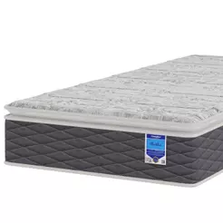 Colchão Solteiro Molas Ensacadas Individualmente 88x188 Pillow Top Bertha Umaflex