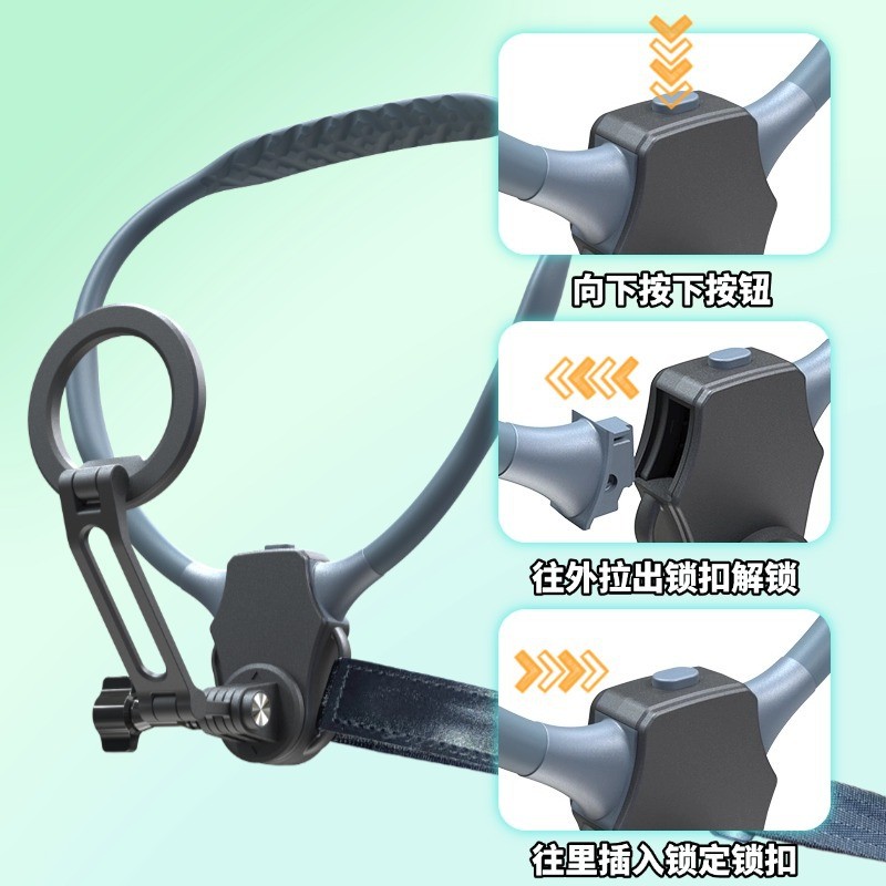 Novo Magsafe magnético pendurado pescoço suporte do telefone série aplicável Android telefone anel magnético fase esport