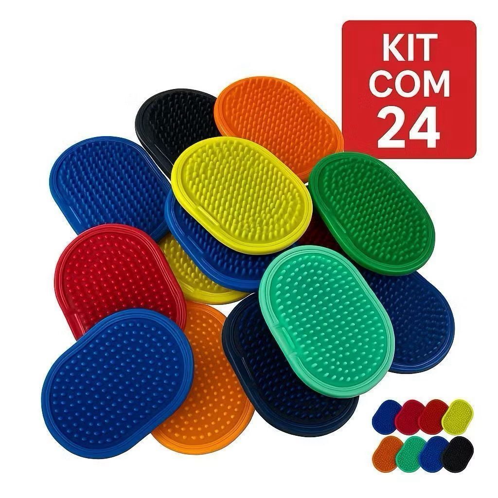 Escova Pata a Pata 24 Pente - Bolso Barbearia Cabelo  - estilo