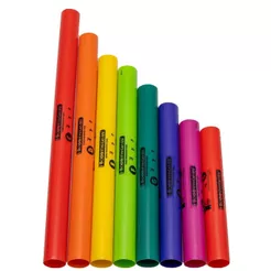Kit Escala Diatonica Tubo em Dó Maior 8 Notas Boomwhackers Bwdg