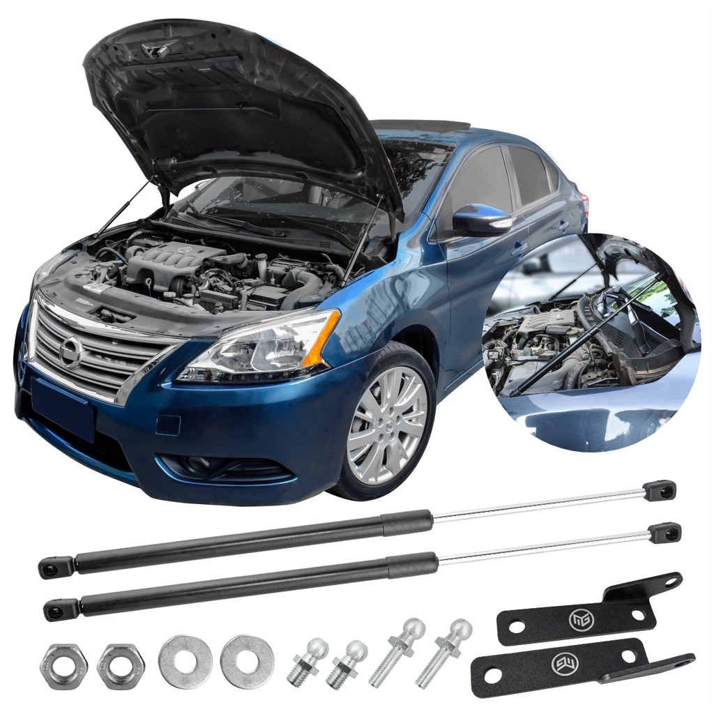 Kit Amortecedor Capô Nissan Sentra 2014 a 19 Elimina Vareta