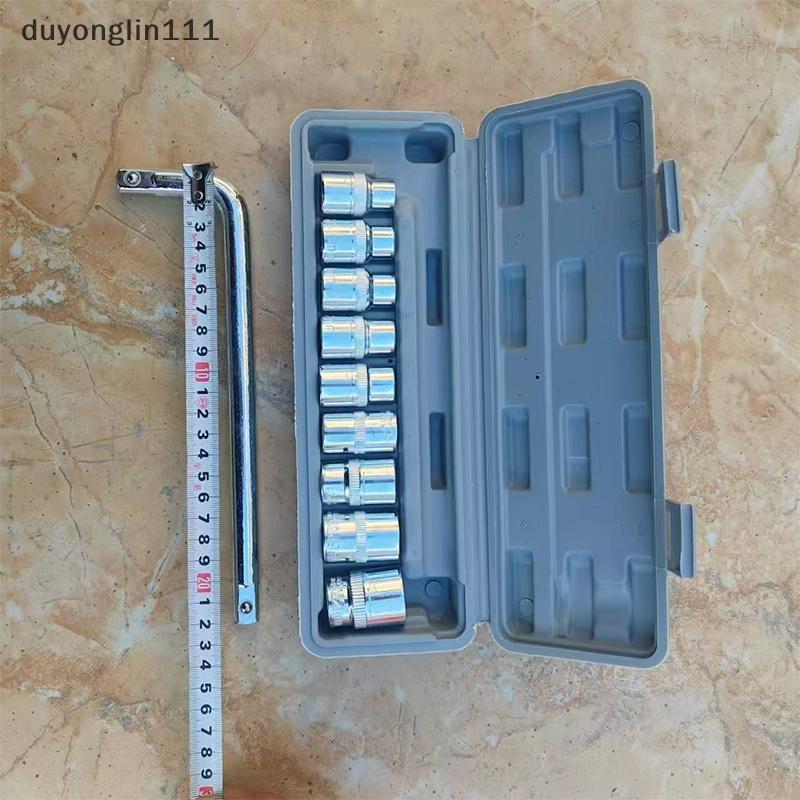 (duyonglin111) 10 Pçs Bicicleta Motocicleta Carro Soet Chave Conjunto Kit De Ferramentas De Reparo Resistente Design Com