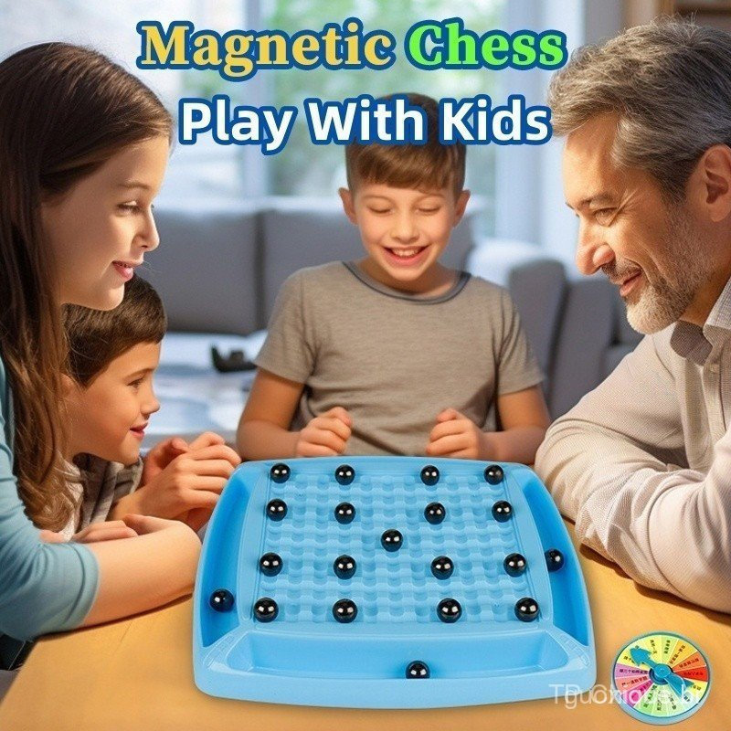 Jogo de tabuleiro de xadrez magnético para crianças, interação pai-filho, jogo de mesa, brinquedos para pais e filhos OR