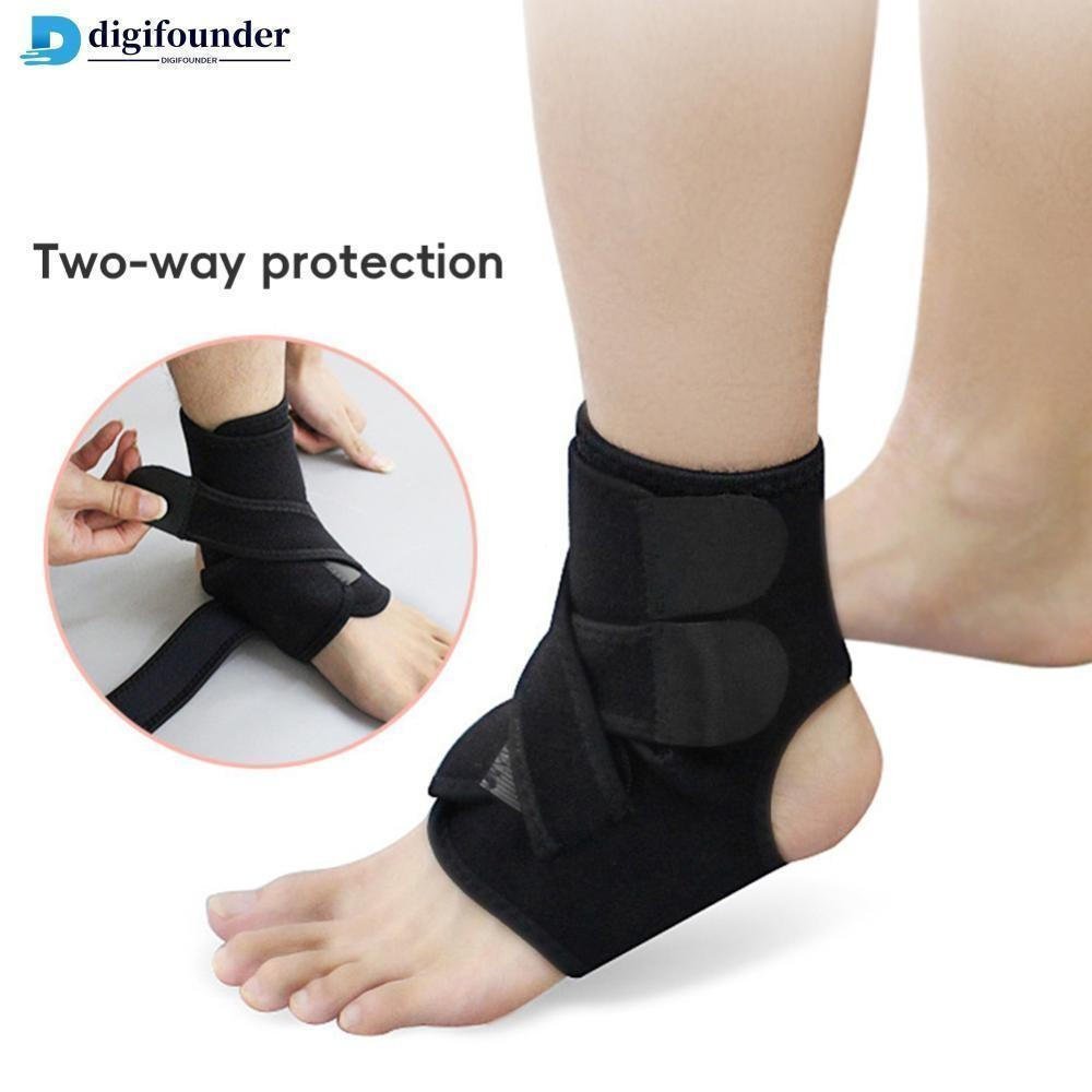 DIGIFOUNDER 1 Pc Protetor De Tornozelo De Compressão Esportiva Profissional Alça Ajustável De Alta Elasticidade Respiráv